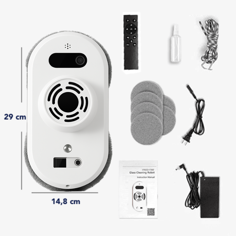 Mr Maison - V4 Robot Lave Vitres Professionnel Intelligents